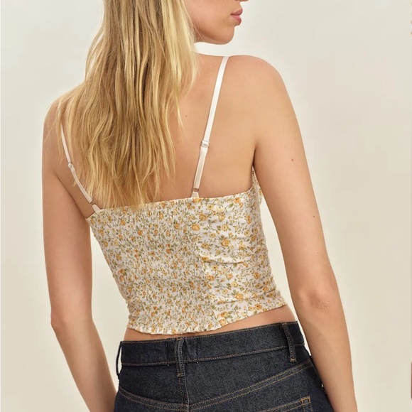 NWT REFORMATION Andrea Top, Lima, size 4 - Picture 3 of 4